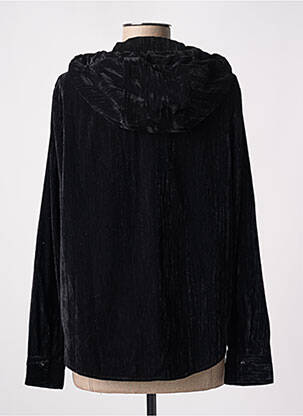 Veste casual col chemisier noir MARAIS femme