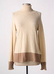 Pull col roulé beige DIEGA pour femme seconde vue