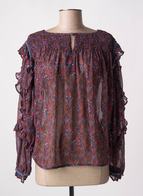 Blouse bleu LOUIZON pour femme