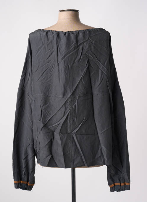 Blouse manches longues manches longues gris ALYSI femme