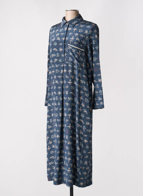 Robe longue bleu MOMONI pour femme