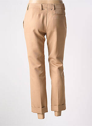 Pantalon droit stretch taille normale beige GOLDEN GOOSE femme