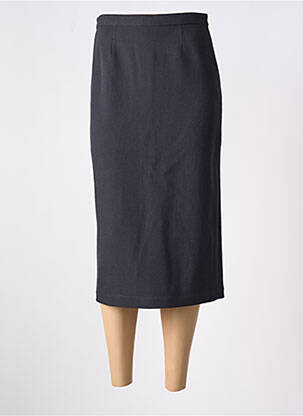 Jupe mi-longue stretch noir MASSCOB femme