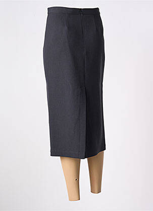 Jupe mi-longue stretch noir MASSCOB femme