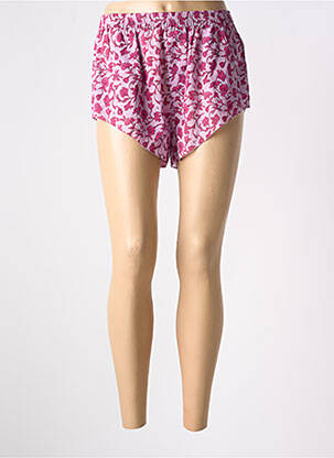 Pyjama taille élastique rose LOVE STORIES femme