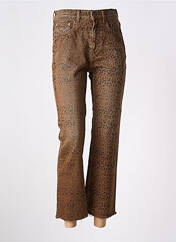 Jeans coupe droite marron GOLDEN GOOSE pour femme seconde vue