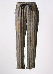 Pantalon droit marron LOUIZON pour femme seconde vue
