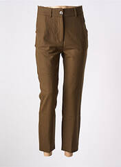Pantalon droit marron MOMONI pour femme seconde vue