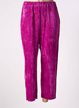Pantalon droit violet FORTE-FORTE pour femme