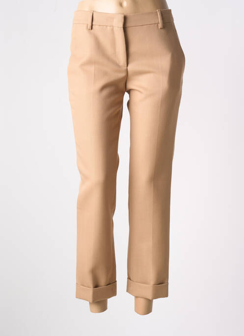 Pantalon droit stretch taille normale beige GOLDEN GOOSE femme