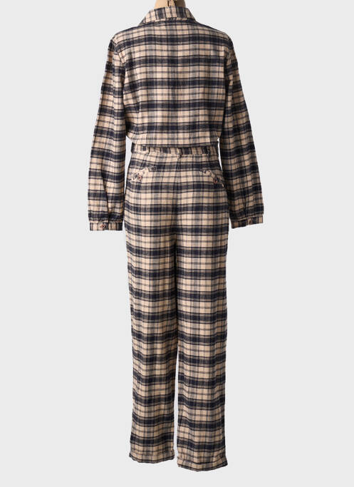 Combi-pantalon beige LEON & HARPER pour femme