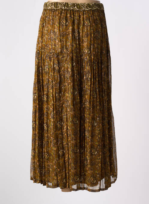 Jupe longue marron LOUIZON pour femme