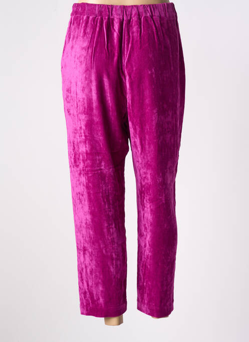Pantalon droit violet FORTE-FORTE pour femme