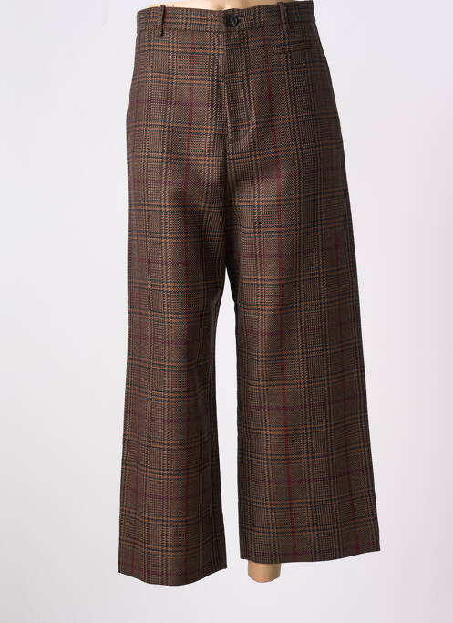 Pantalon large marron PHISIQUE DU ROLE pour femme