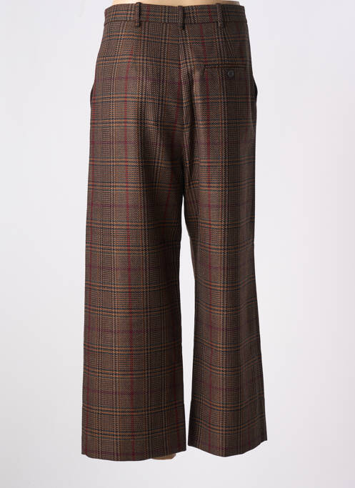 Pantalon large marron PHISIQUE DU ROLE pour femme