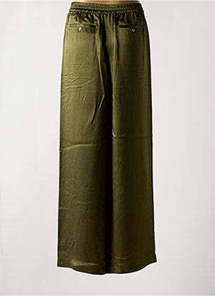Pantalon droit taille élastique taille normale vert BELLEROSE femme