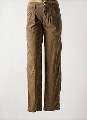 Pantalon slim taille normale taille normale marron CLOSED femme