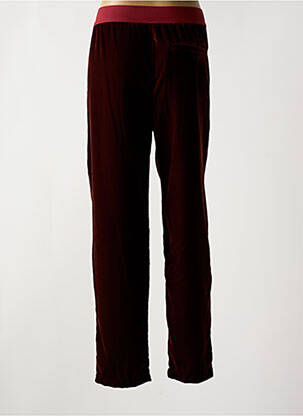 Pantalon droit taille élastique taille normale violet HOD femme