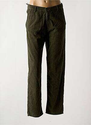 Pantalon droit stretch taille normale vert FIVE femme