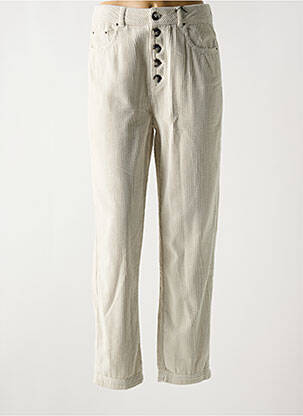 Pantalon droit stretch taille normale blanc CHLOÉ STORA femme