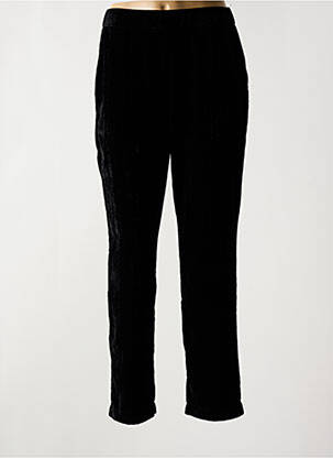 Pantalon droit taille élastique taille normale noir MARAIS femme