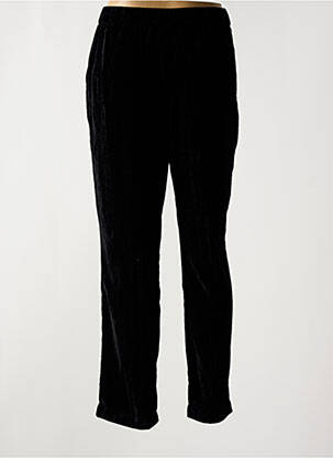 Pantalon droit taille élastique taille normale noir MARAIS femme