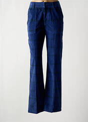 Pantalon droit bleu LAURENCE pour femme seconde vue