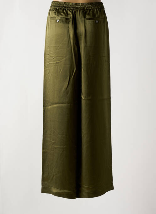 Pantalon droit taille élastique taille normale vert BELLEROSE femme