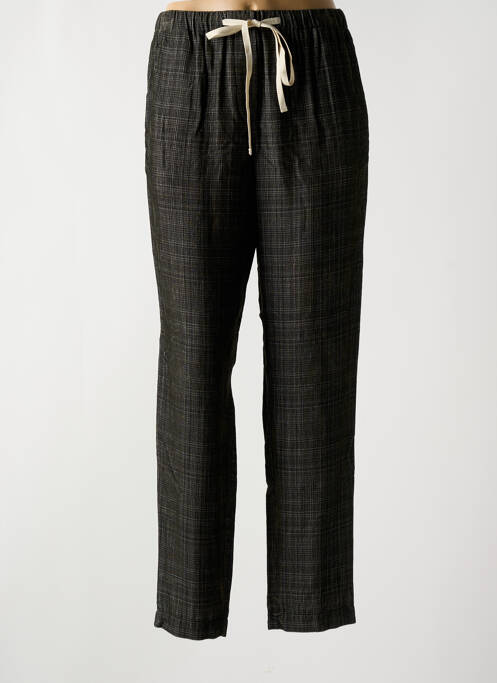 Pantalon droit taille élastique taille normale gris ALYSI femme