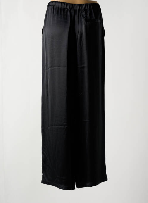 Pantalon large coupe fluide taille normale noir POMANDERE femme