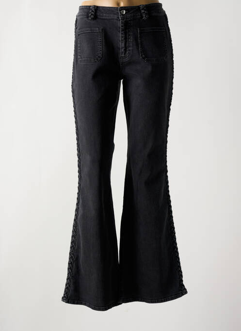Jean coupe flare noir BERENICE pour femme