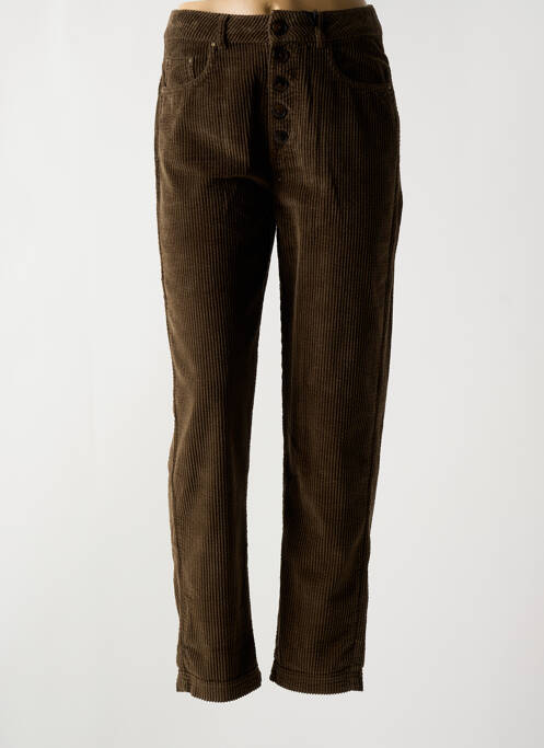 Pantalon droit marron CHLOÉ STORA pour femme