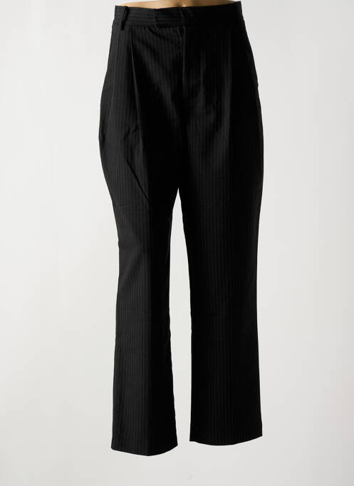 Pantalon droit noir RAILS pour femme