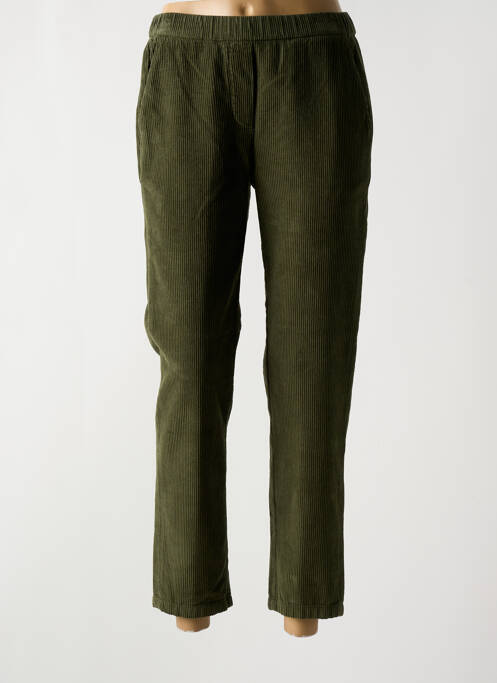 Pantalon droit vert DIEGA pour femme