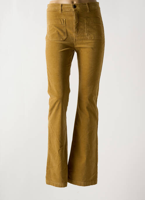 Pantalon flare marron FIVE pour femme
