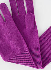 Gants violet SOEUR pour femme seconde vue
