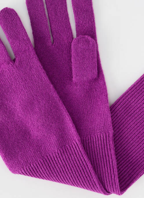 Gants violet SOEUR pour femme