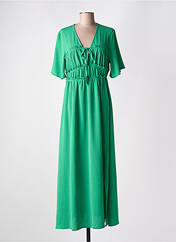 Robe longue vert KILKY pour femme seconde vue