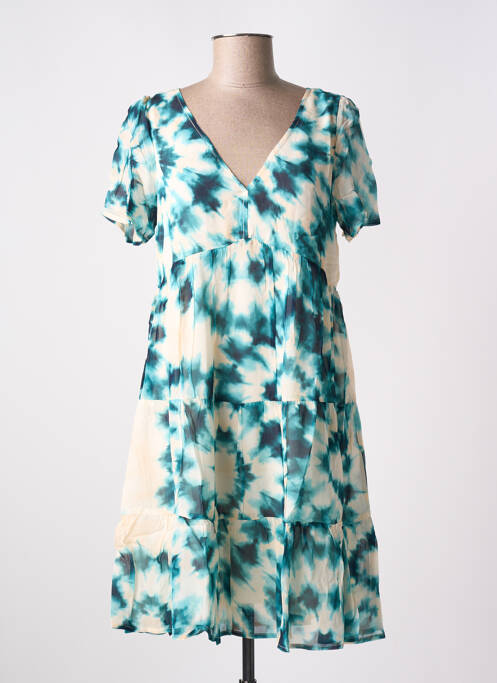 Robe courte vert GRACE & MILA pour femme