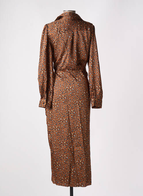 Robe longue marron KILKY pour femme