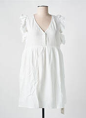 Robe courte blanc KILKY pour femme seconde vue