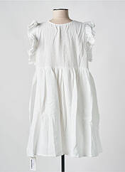 Robe courte blanc KILKY pour femme seconde vue