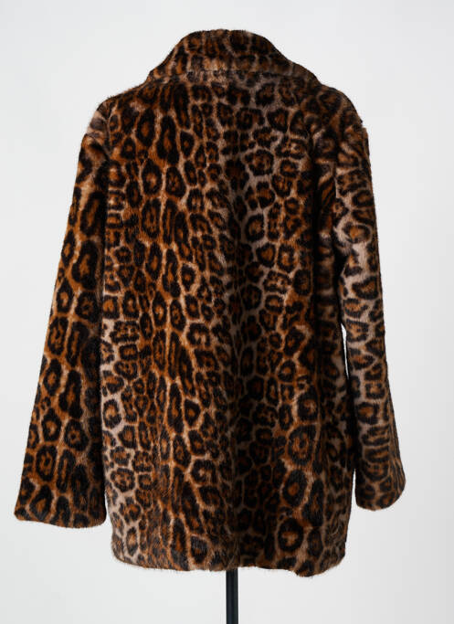 Manteau court marron ESCANDELLE pour femme