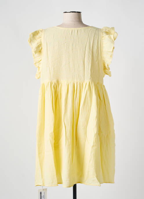 Robe courte jaune KILKY pour femme