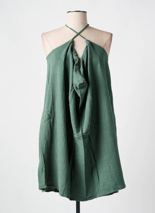 Robe courte vert GRACE & MILA pour femme