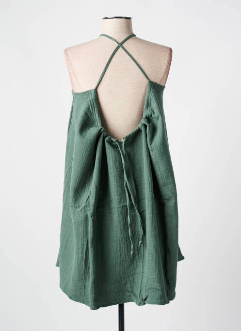 Robe courte vert GRACE & MILA pour femme