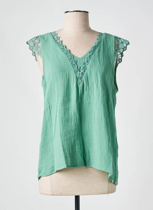 Top vert KILKY pour femme