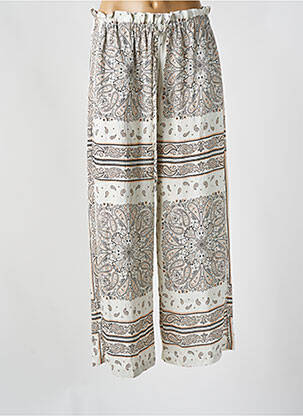 Pantalon large poches blanc KILKY femme