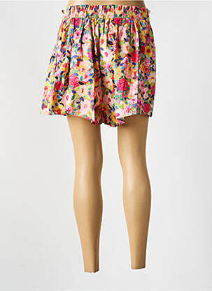 Short coupe droite rose KILKY femme