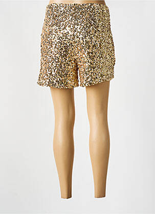 Short coupe droite or KILKY femme